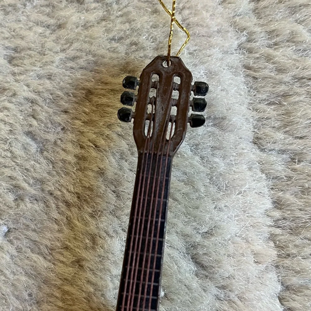2 Vintage Wood Instrument Ornaments - Picture 6 of 13